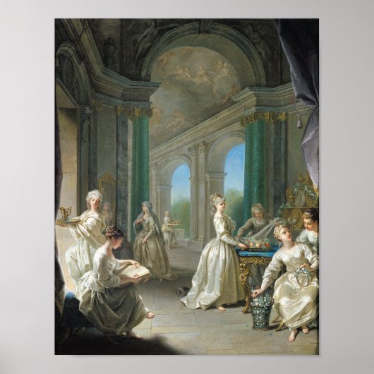 Moderne maagden, 1728 poster (Voorkant)