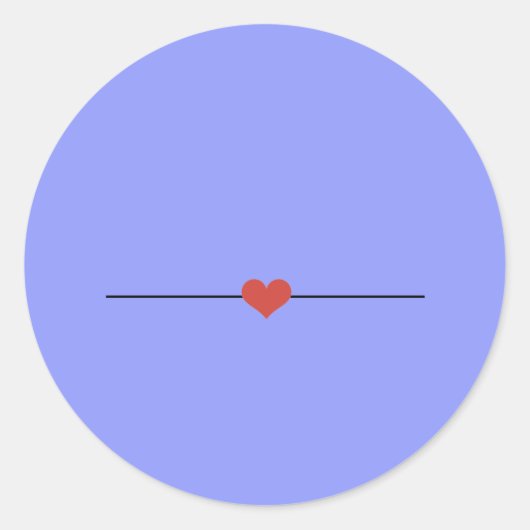 Moderne maagdenpalm maak je eigen ronde sticker (Voorkant)