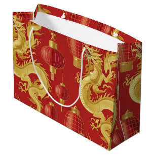 Moderne maanjaar moderne Aziatische patroon Groot Cadeauzakje