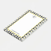 Moderne Madeliefjes Post-it® Notes (Schuin)