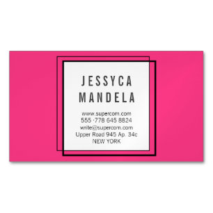 Moderne magneetkaarten magnetisch visitekaartje