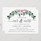 Moderne Magnolia Future Mr. en Mrs. Engagement Par Kaart (Voorkant / Achterkant)