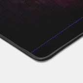 Moderne make-up artiest schoonheid monogram neon r bureaumat (Hoek)