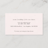 Moderne make-up voor artiest of huidverzorging visitekaartje (Achterkant)