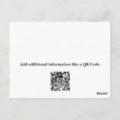 Moderne makelaar aangepaste briefkaart (Achterkant)