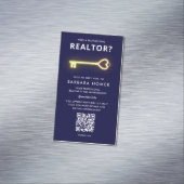 Moderne makelaar benoeming makelaar magnetisch visitekaartje (Voorbeeld)