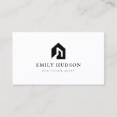 Moderne makelaar Elegant Visitekaartje (Voorkant)