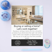 Moderne makelaar flyer (Enkel)