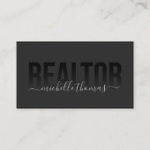 Moderne makelaar onroerend goed professionele foto visitekaartje (Voorkant)