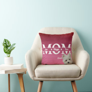 Moderne mam drie namen plus hond kussen