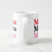 Moderne mama extra grote beker (Achterkant)