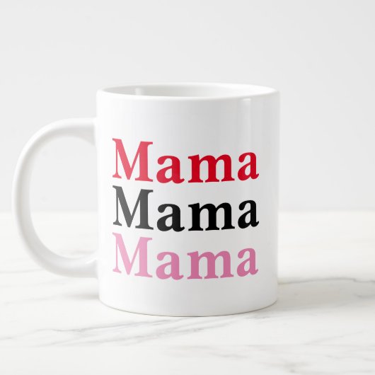 Moderne mama extra grote beker (Links)