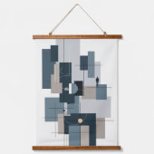 Moderne Man Hangend Wandkleed (Voorkant)