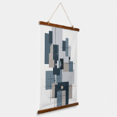 Moderne Man Hangend Wandkleed (Gebogen)