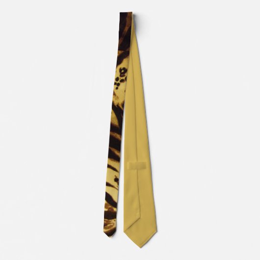 Moderne Mannen met tijger gestreept patroonpatroon Stropdas (Achterkant)