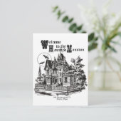 moderne  mansie briefkaart (Staand voorkant)