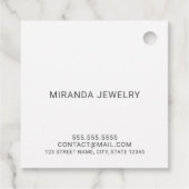 Moderne Manuscript Bedrijfs Dank u Labels (Achterkant)