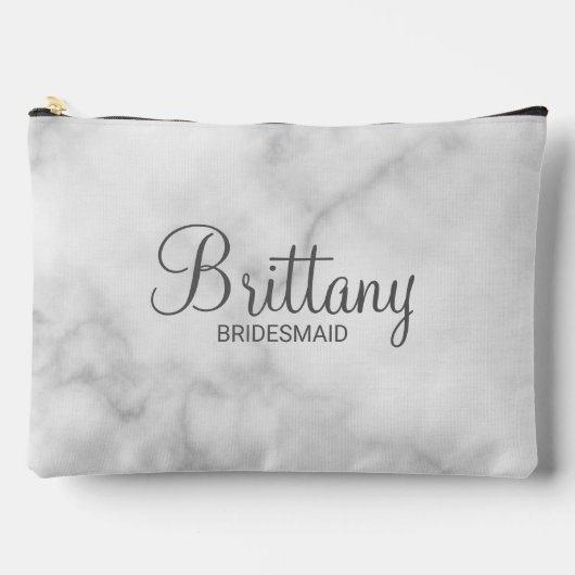 Moderne Manuscript Gepersonaliseerde Bridesmaid Etui (Voorkant)