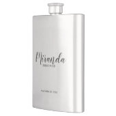 Moderne Manuscript Gepersonaliseerde Bridesmaid Flacon (Links)