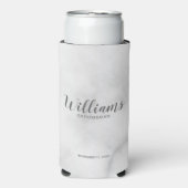 Moderne Manuscript Gepersonaliseerde Koelbox Groom (Seltzer Voorkant)