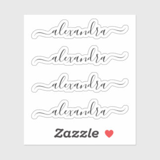 Moderne Manuscript Persoonlijke de Dragers van de  Sticker