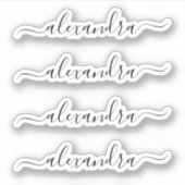 Moderne Manuscript Persoonlijke de Dragers van de  Sticker (Voorkant)