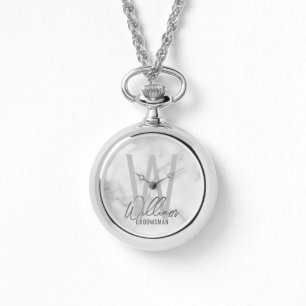 Moderne Manuscript Persoonlijke Groomsmen Horloge