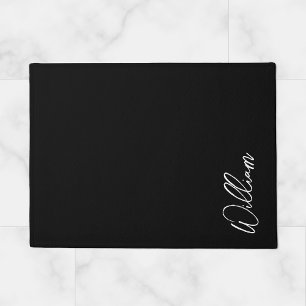 Moderne Manuscript Persoonlijke Naam Doormat Deurmat