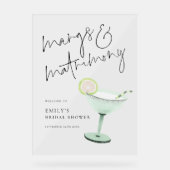 Moderne Marges Mariage Cocktail Fête des mariées (Recto)