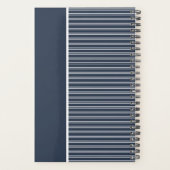 Moderne marineblauw 3 Foto 2023, aangepast Planner (Achterkant)