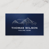 Moderne Marinebouw Handyman Carpenter Tools Visitekaartje (Voorkant)