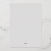 Moderne marinescheepvaart en Kaart van Silver Foil (Achterkant)