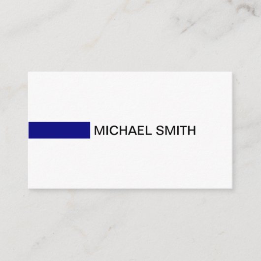 Moderne marineslagwerende bruin visitekaartje (Voorkant)