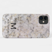 Moderne Marmer Case-Mate iPhone Case (Achterkant (horizontaal))
