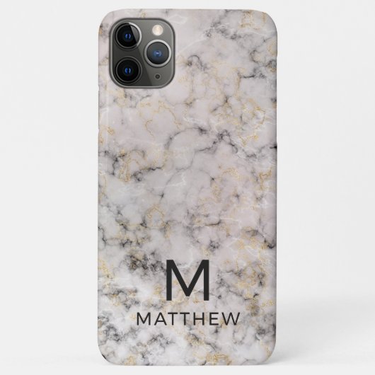 Moderne Marmer Case-Mate iPhone Case (Achterkant)