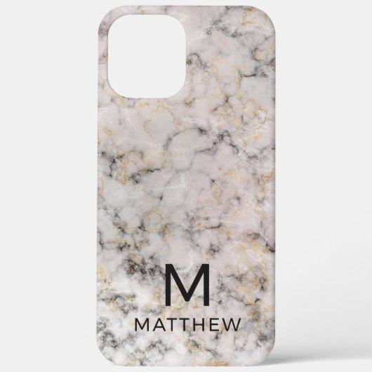 Moderne Marmer Case-Mate iPhone Case (Achterkant)