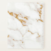 Moderne marmer Glitter Wedding Gold ID816 Planner (Achterkant)