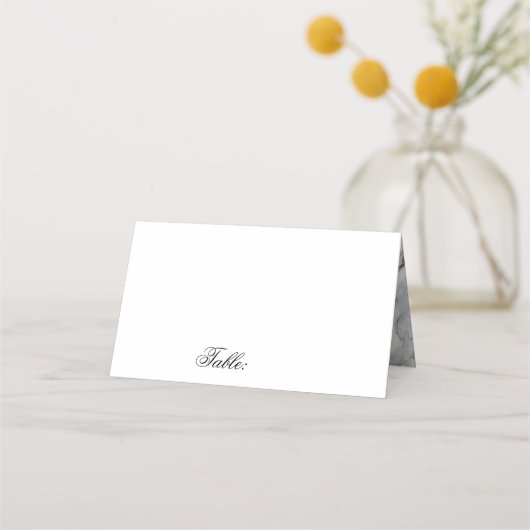 Moderne marmer in blanco tafelgast (Voorkant)