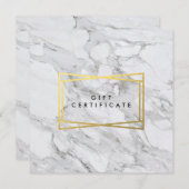Moderne marmer Salon Cadeaubon (Voorkant / Achterkant)