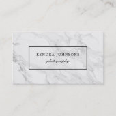 Moderne marmer visitekaartje (Voorkant)