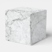 Moderne marmeren bruiloft gunst doos bedankdoosjes (Achterkant)