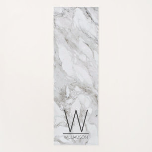 Moderne Marmeren Monogrammed fitnessruimte Yogamat