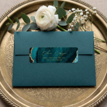 Moderne Marmeren Turquoise Groene Trouw