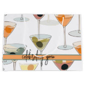 Moderne Martini Olijven en glazen uit de Middeleeu Groot Cadeauzakje (Voorkant)