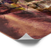 Moderne maskerontwerp poster (Hoek)