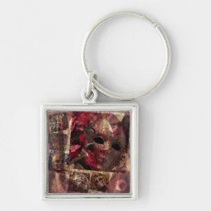 Moderne maskers sleutelhanger