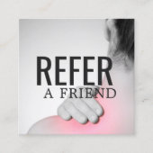 Moderne massage Therapist foto Referral (Voorkant)