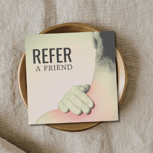 Moderne massage Therapist foto Referral