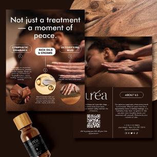 Moderne Massagespa Promotie Flyer
