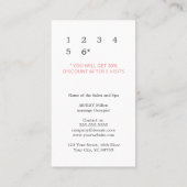 Moderne massagetherapie met legant foto Loyalty (Achterkant)